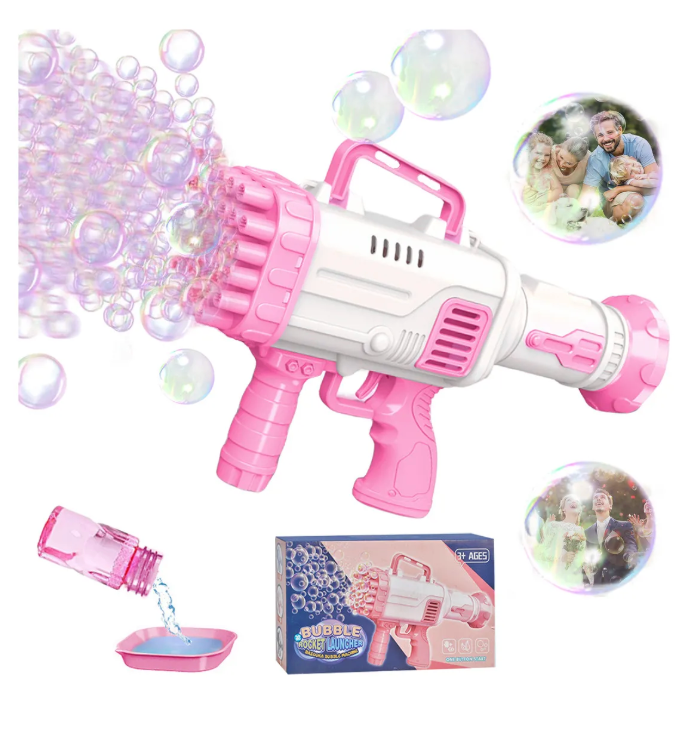 Bazooka de burbujas  32 agujeros 🫧🔫 + ENVIO GRATIS 🚚
